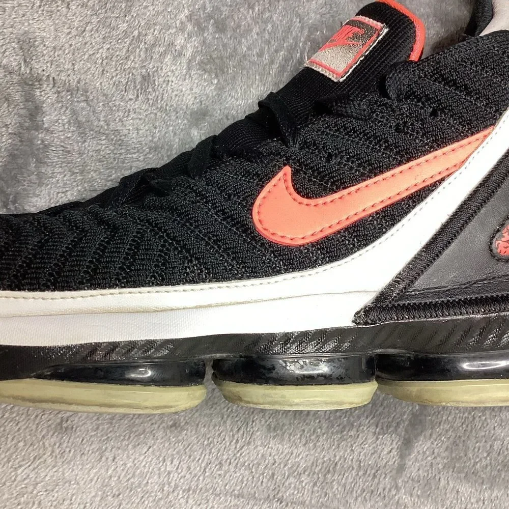 Nike Men's Black and Orange Athletic Shoes - Picture 10 of 16